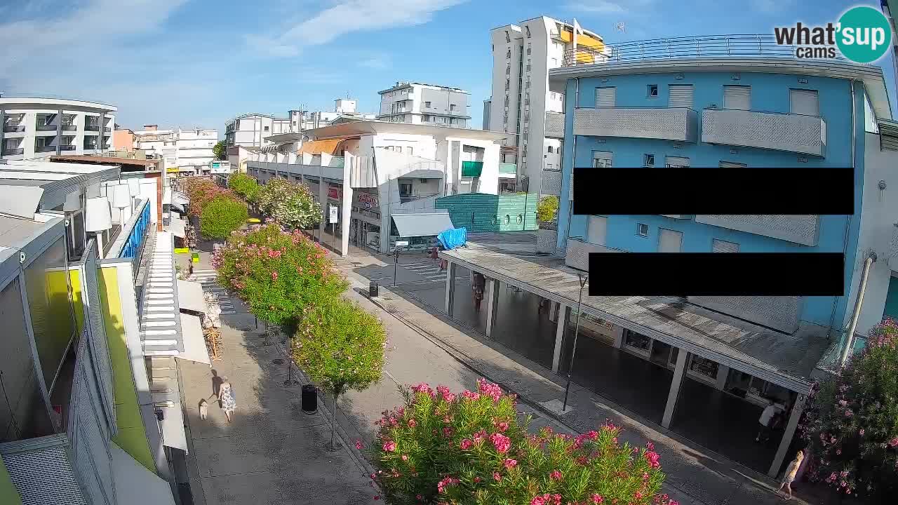 Webcam Passeggiata Bibione – Viale delle Costellazioni in Diretta