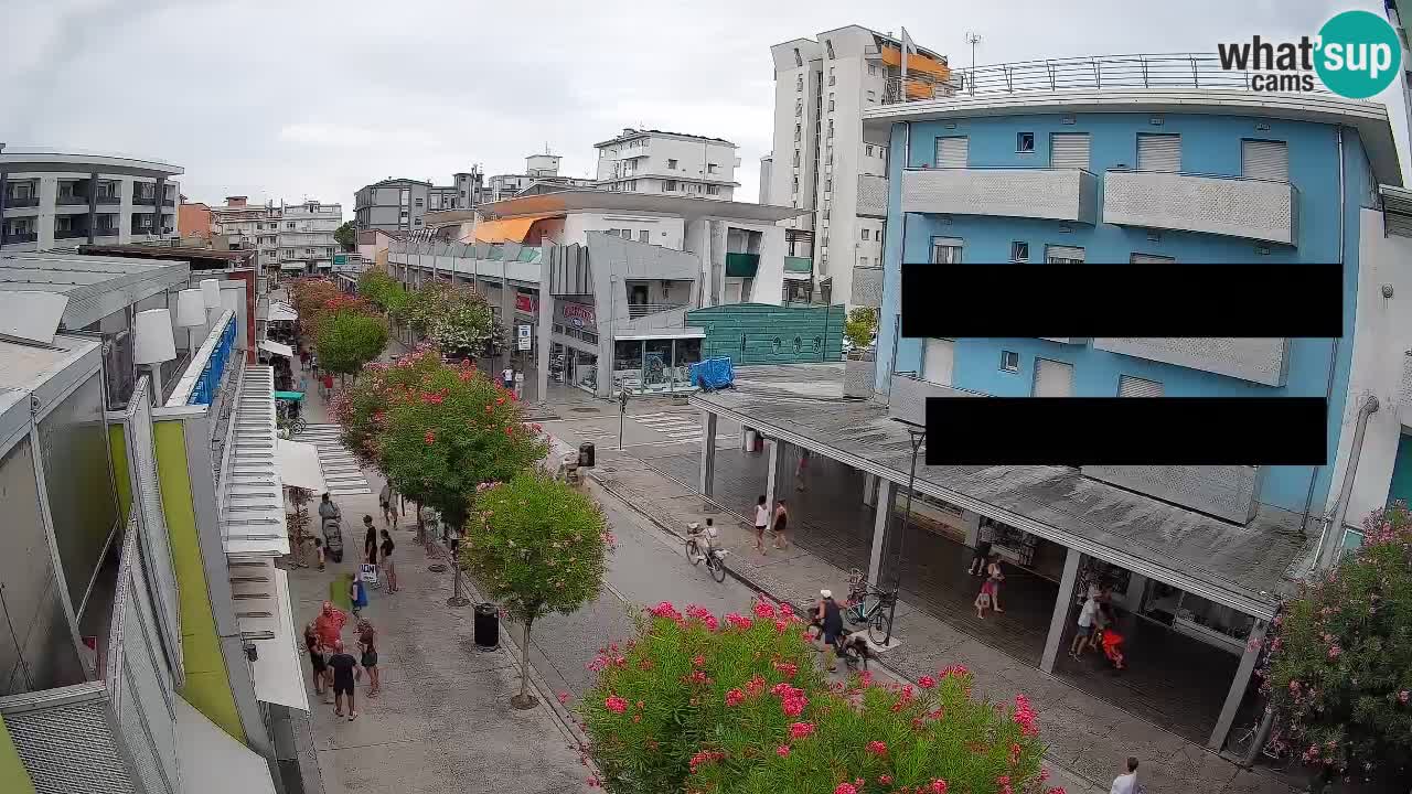 Webcam Passeggiata Bibione – Viale delle Costellazioni in Diretta