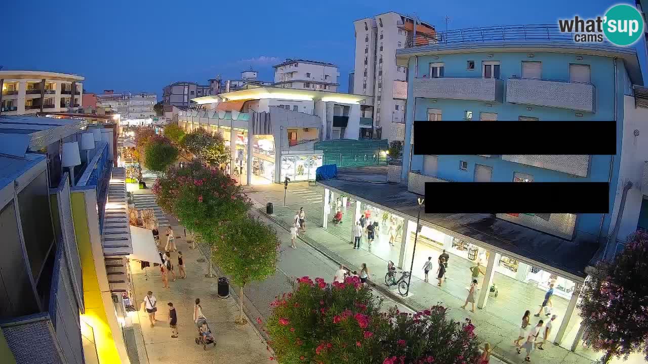 Webcam Paseo de Bibione – Viale delle Costellazioni en directo