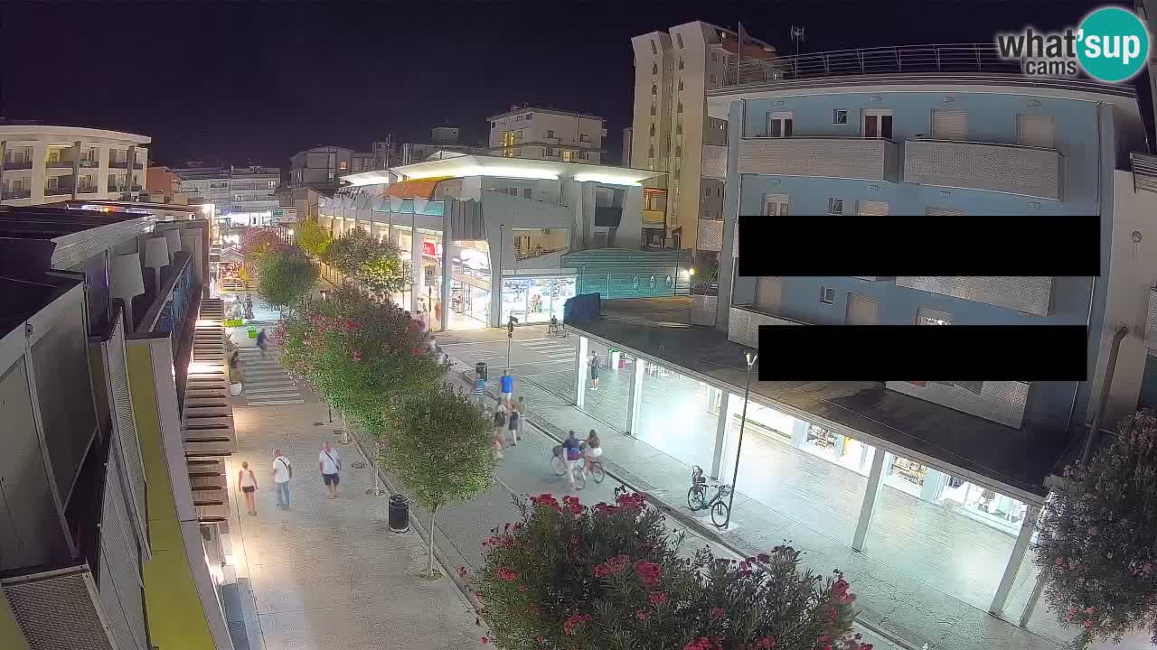 Webcam Promenade de Bibione – Viale delle Costellazioni en direct