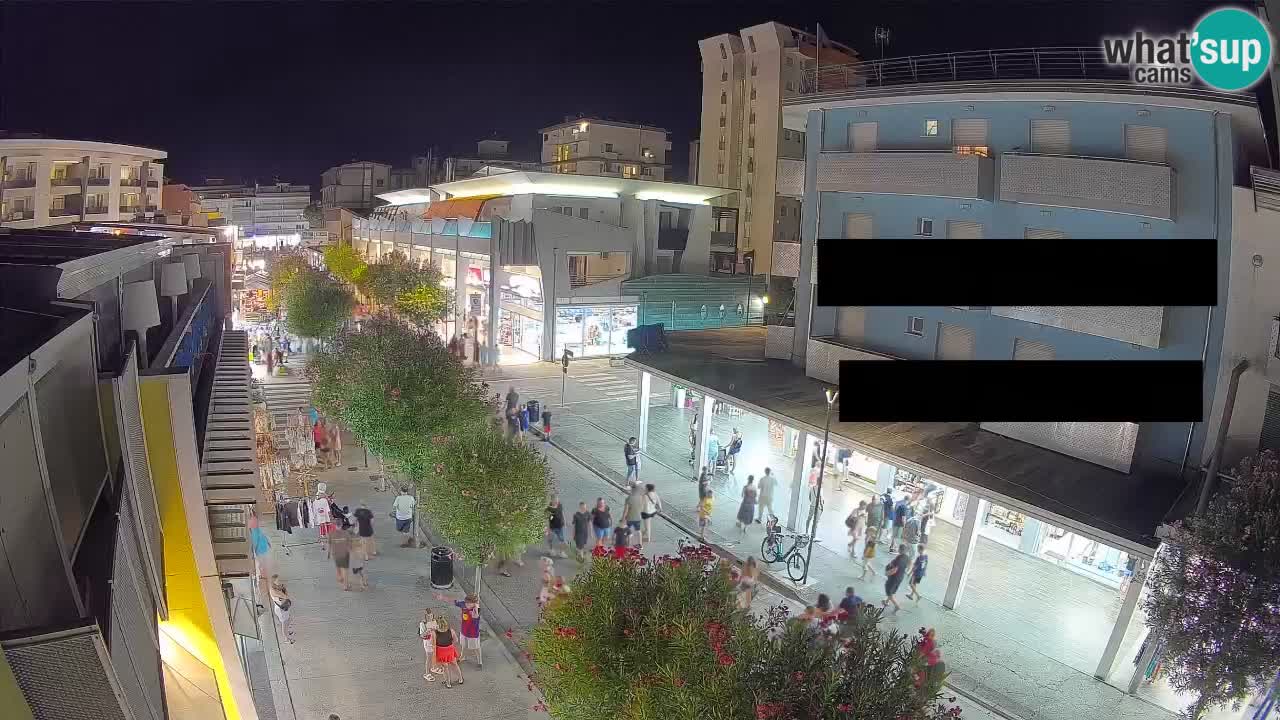 Webcam Promenade de Bibione – Viale delle Costellazioni en direct