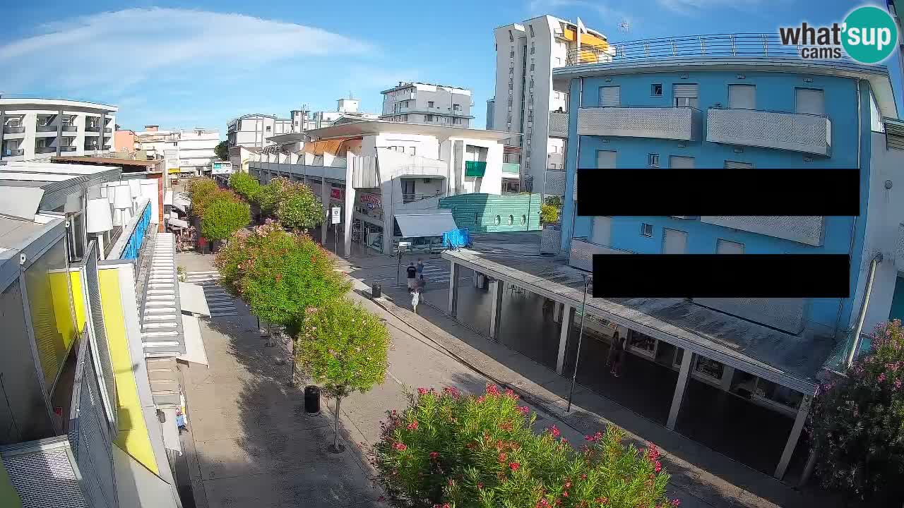 Webcam Passeggiata Bibione – Viale delle Costellazioni in Diretta