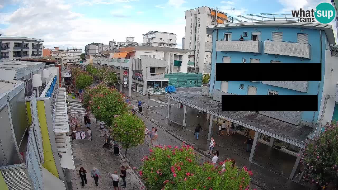 Webcam Passeggiata Bibione – Viale delle Costellazioni in Diretta