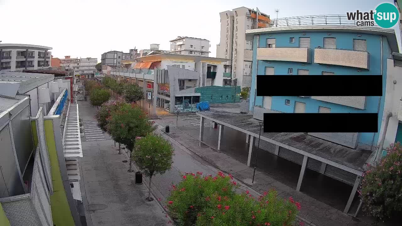Webcam Promenade de Bibione – Viale delle Costellazioni en direct
