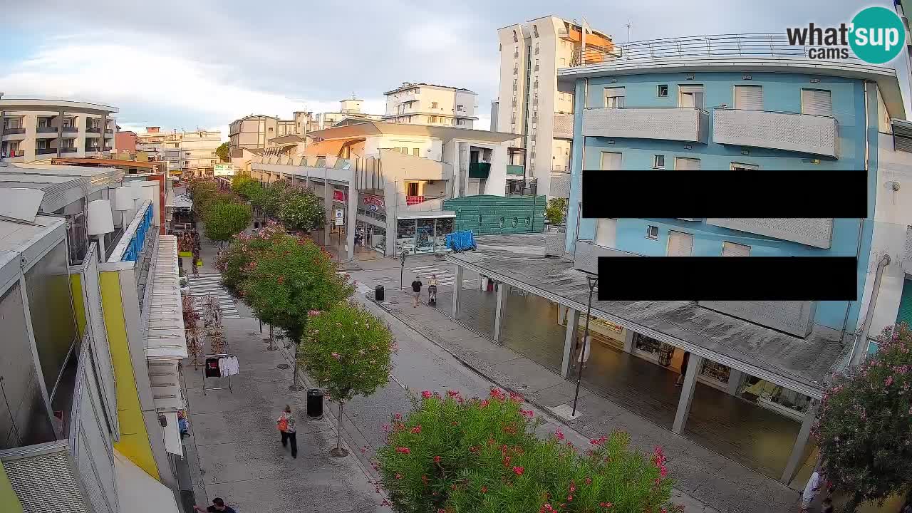 Webcam Paseo de Bibione – Viale delle Costellazioni en directo