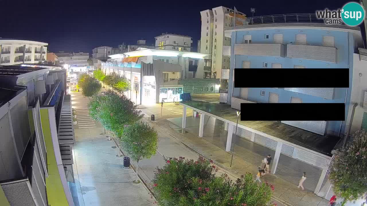 Webcam Promenade de Bibione – Viale delle Costellazioni en direct