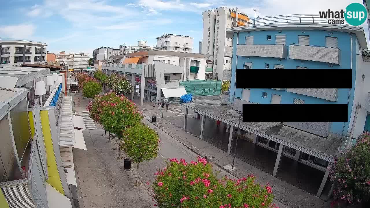 Webcam Passeggiata Bibione – Viale delle Costellazioni in Diretta