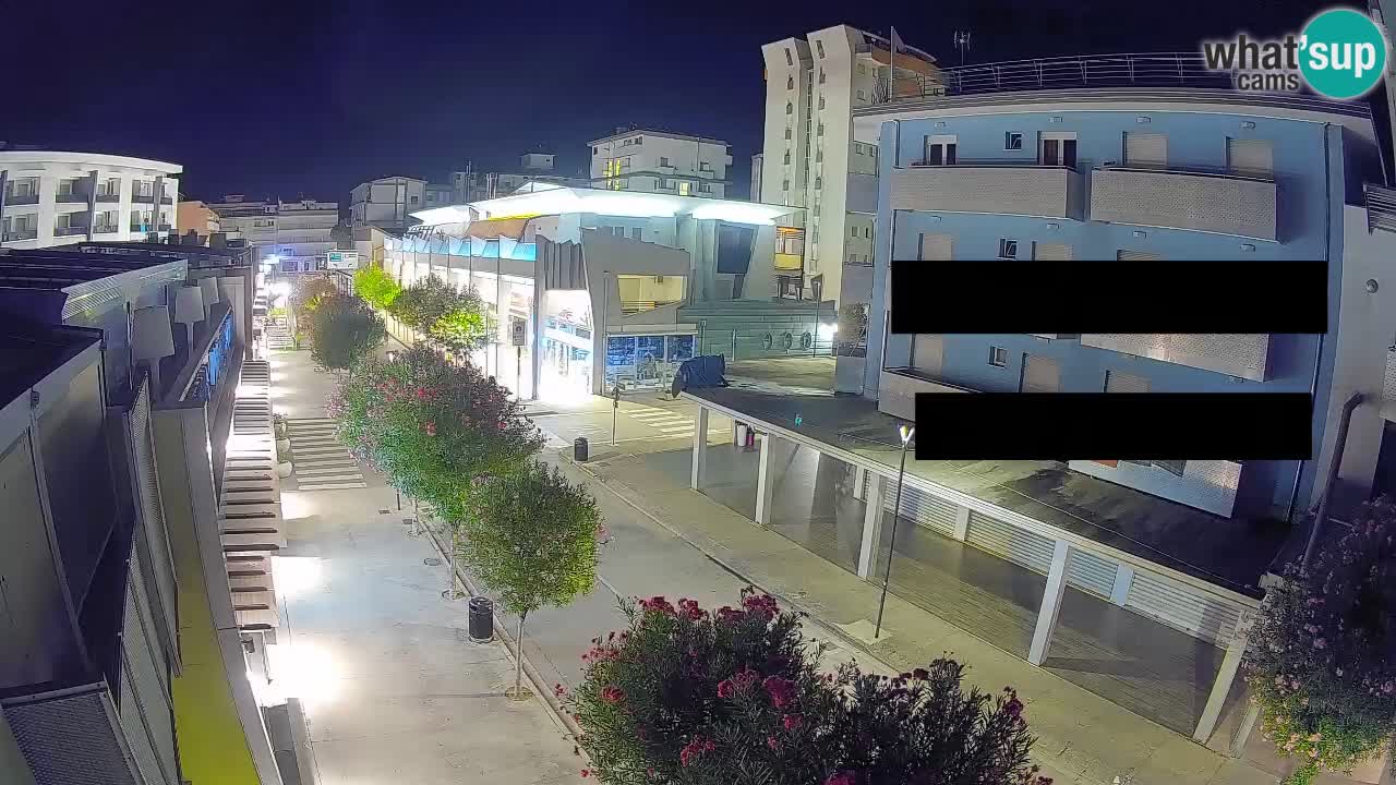Webcam Promenade de Bibione – Viale delle Costellazioni en direct
