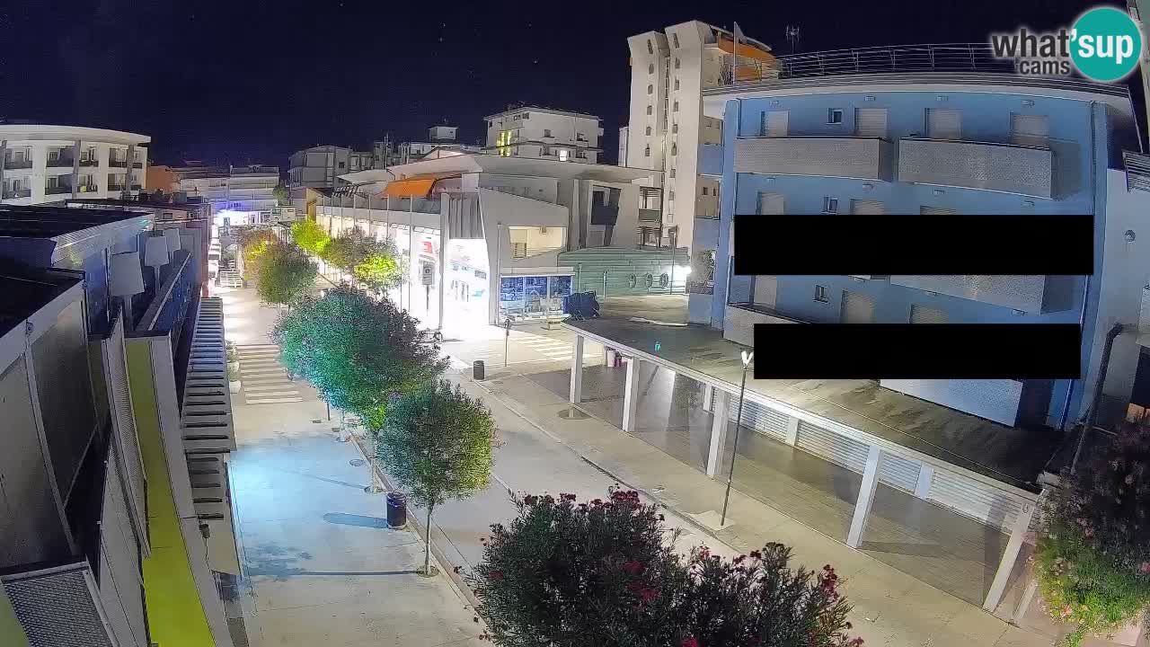 Webcam Paseo de Bibione – Viale delle Costellazioni en directo