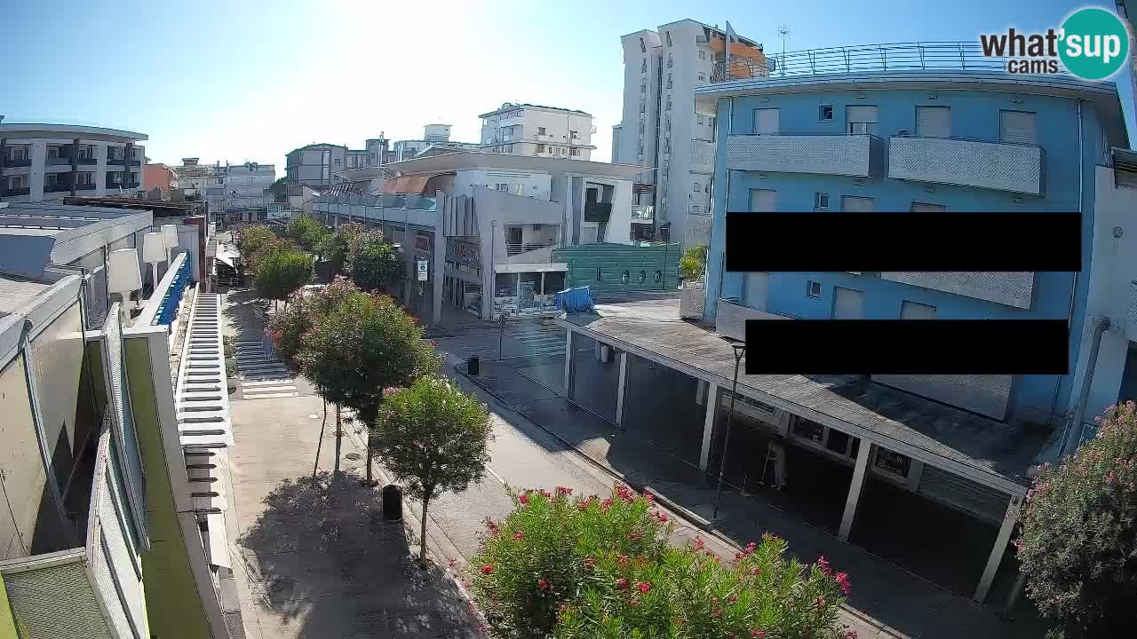 Webcam Passeggiata Bibione – Viale delle Costellazioni in Diretta
