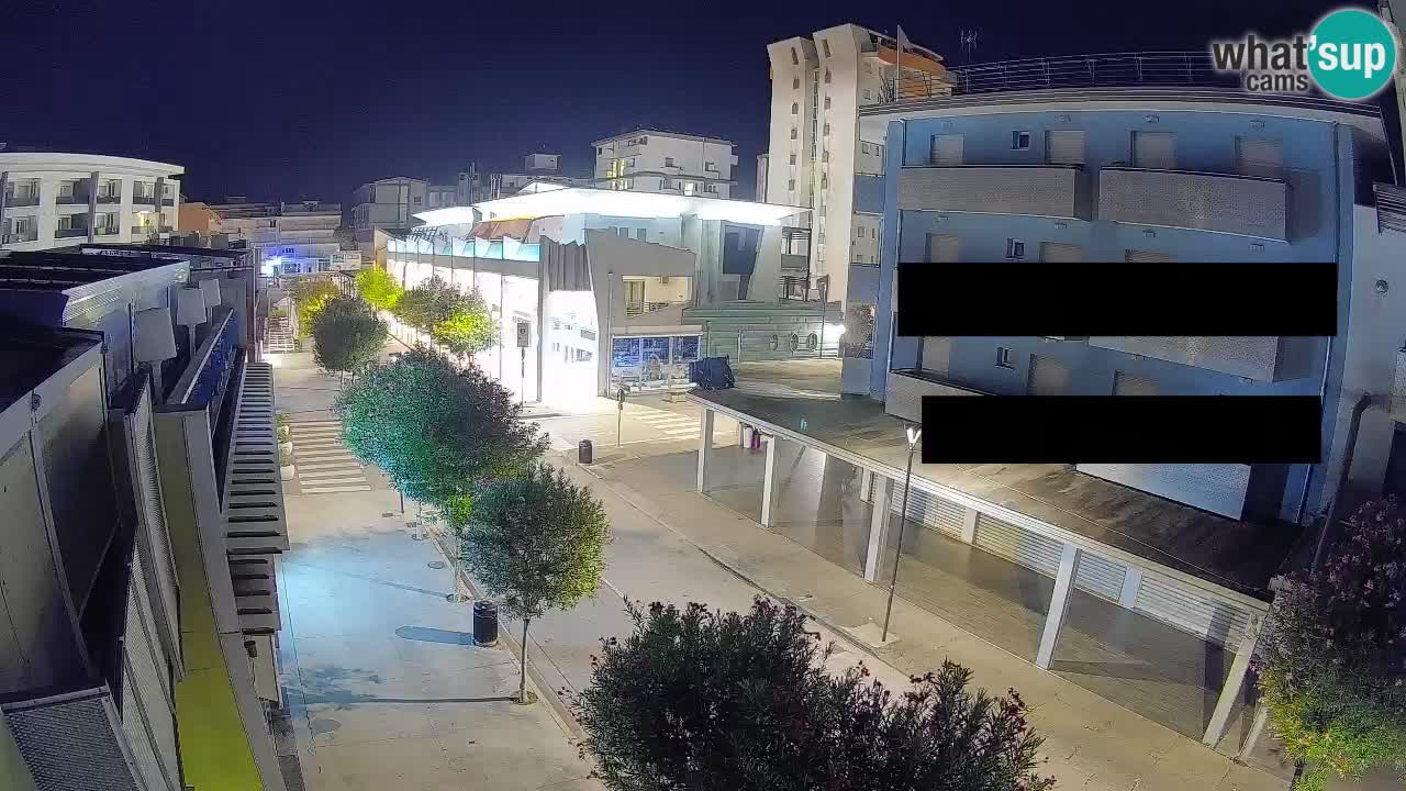 Webcam Paseo de Bibione – Viale delle Costellazioni en directo