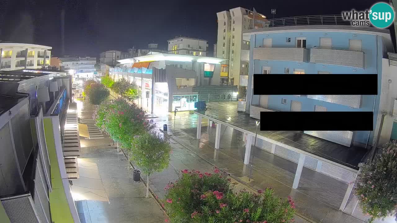 Webcam Promenade de Bibione – Viale delle Costellazioni en direct