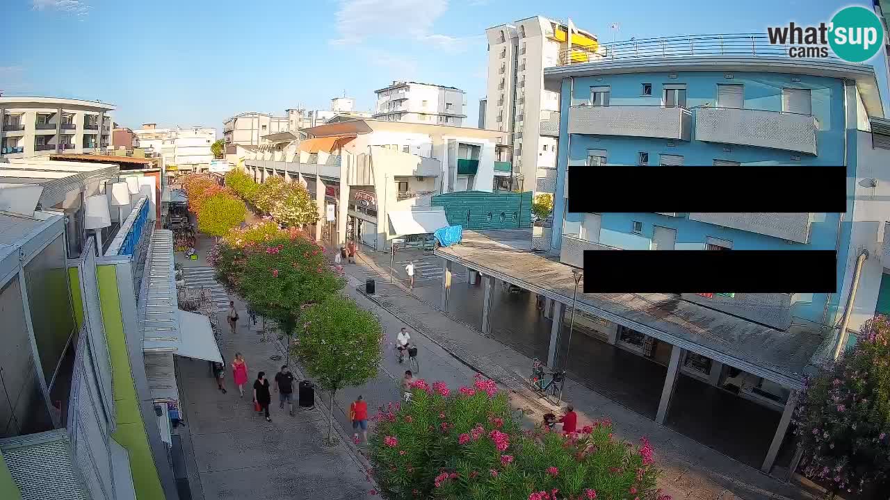Webcam Promenade de Bibione – Viale delle Costellazioni en direct
