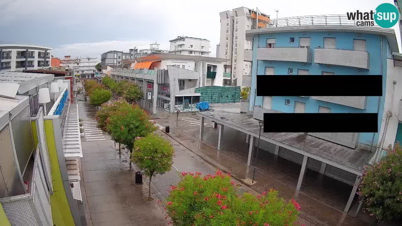 Bibione Fußgängerzone Webcam – Viale delle Costellazioni live