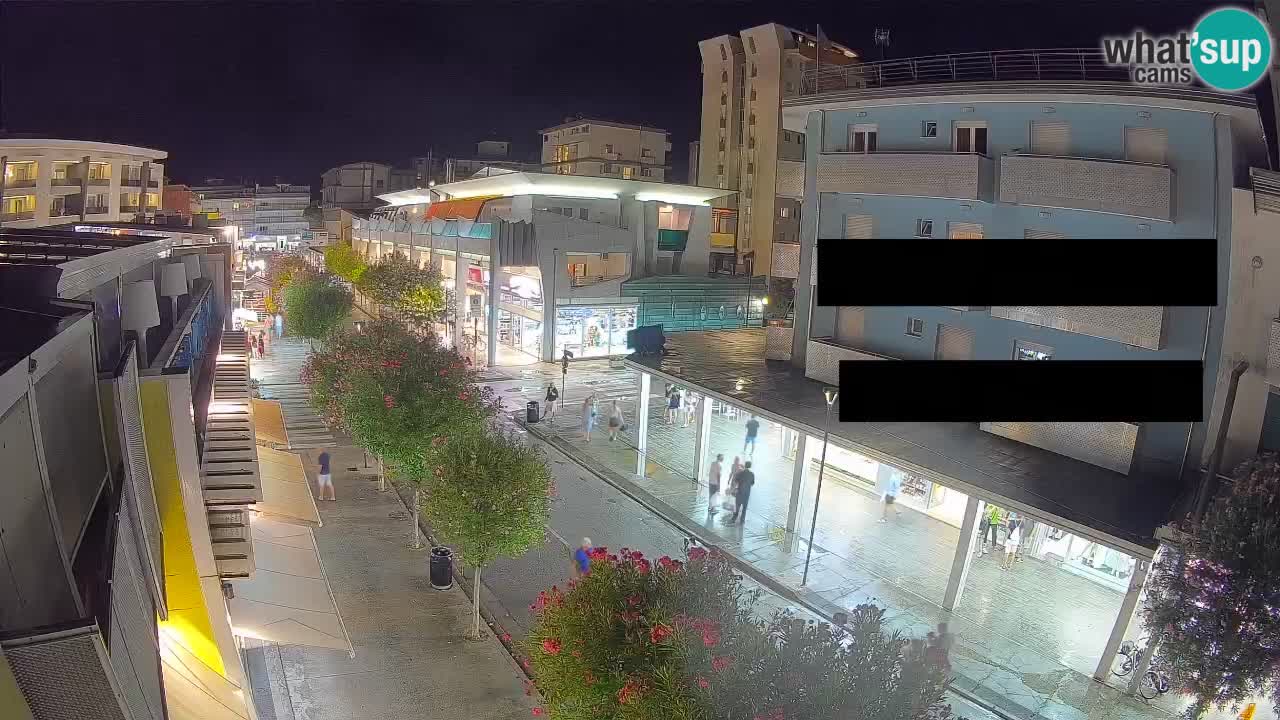 Webcam Promenade de Bibione – Viale delle Costellazioni en direct