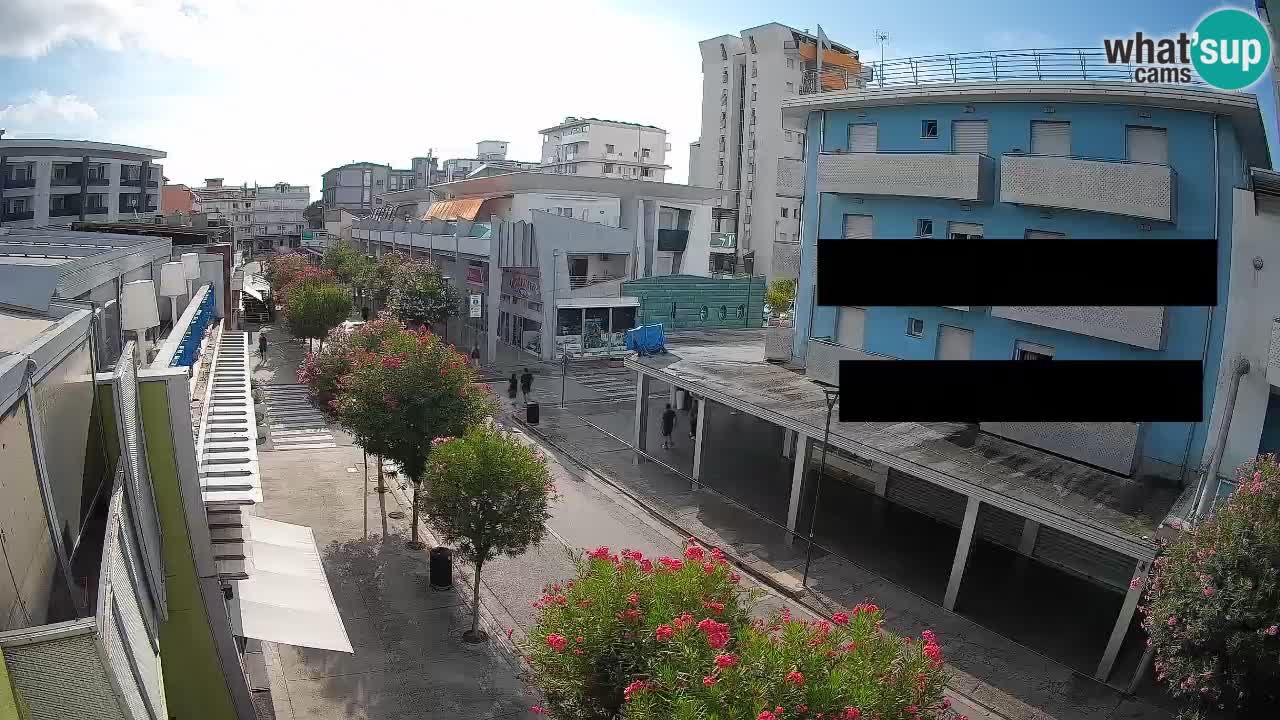 Webcam Paseo de Bibione – Viale delle Costellazioni en directo
