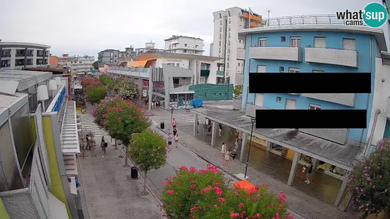 Webcam Passeggiata Bibione – Viale delle Costellazioni in Diretta