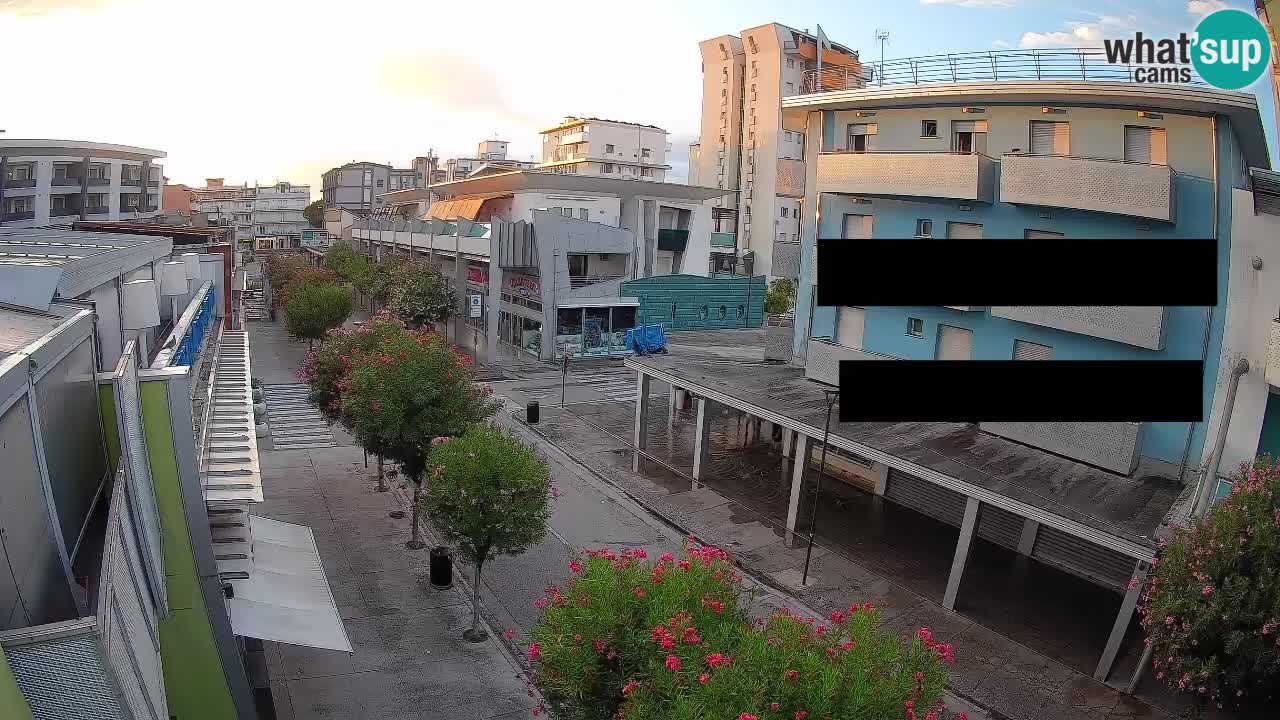 Webcam Promenade de Bibione – Viale delle Costellazioni en direct