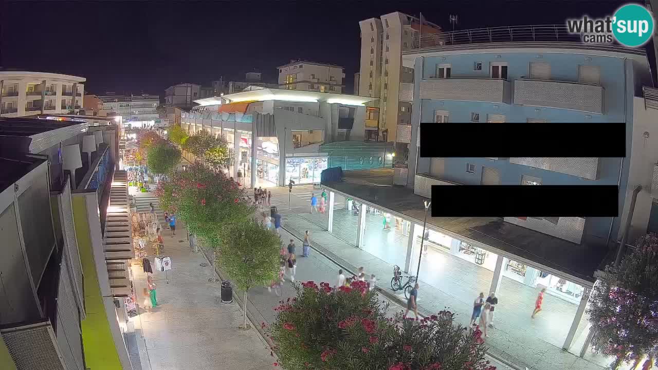Webcam Promenade de Bibione – Viale delle Costellazioni en direct