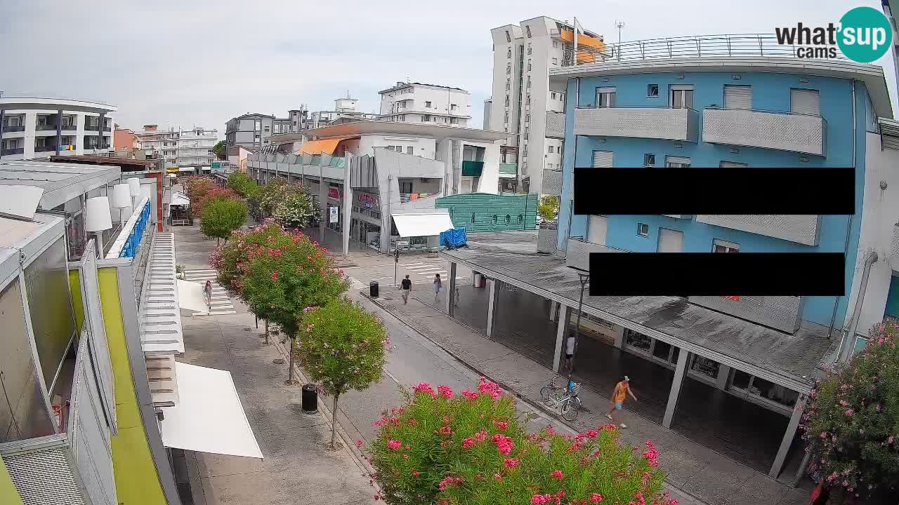 Webcam Passeggiata Bibione – Viale delle Costellazioni in Diretta
