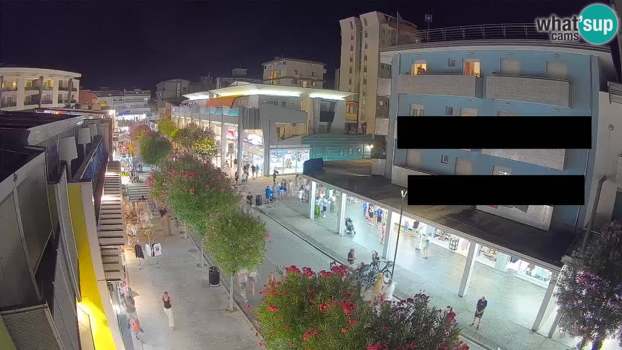 Webcam Promenade de Bibione – Viale delle Costellazioni en direct