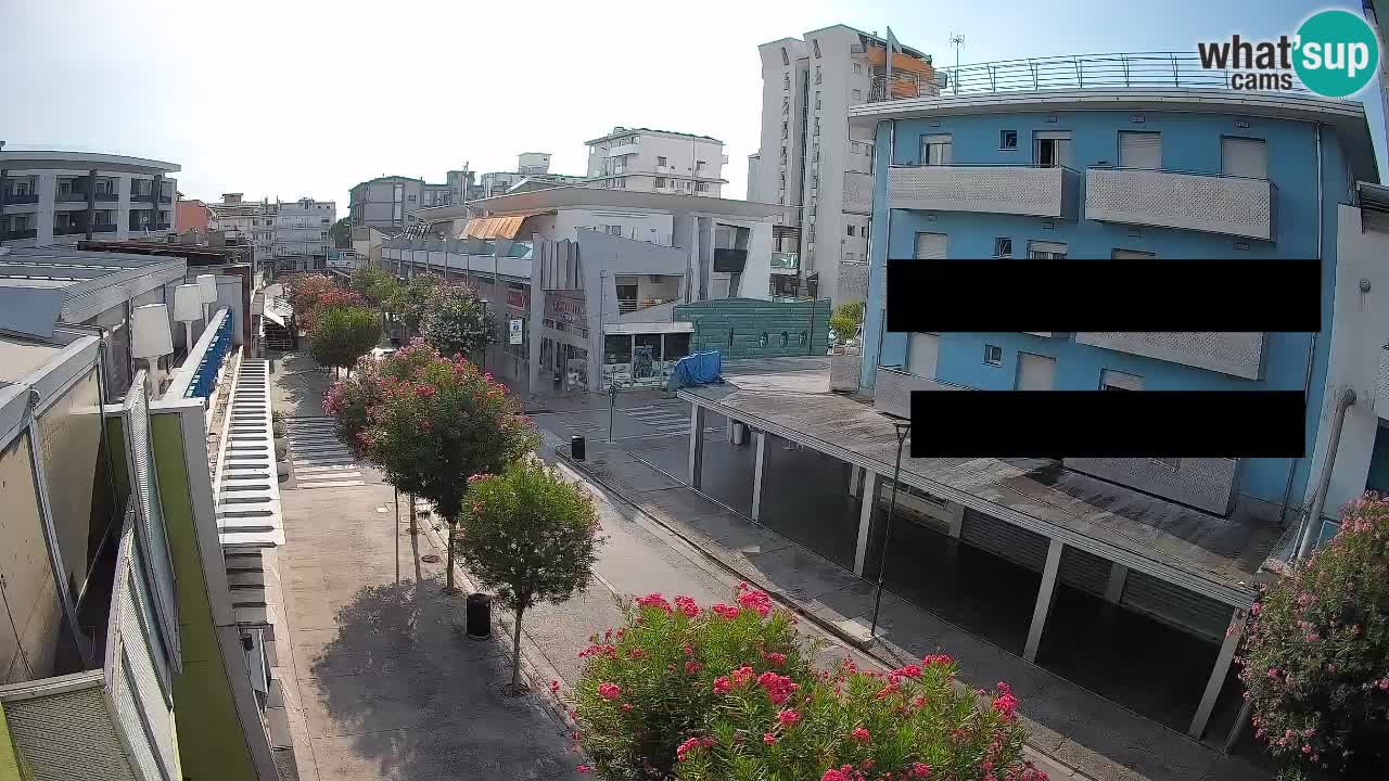 Web kamera Bibione Šetnica – Viale delle Costellazioni uživo