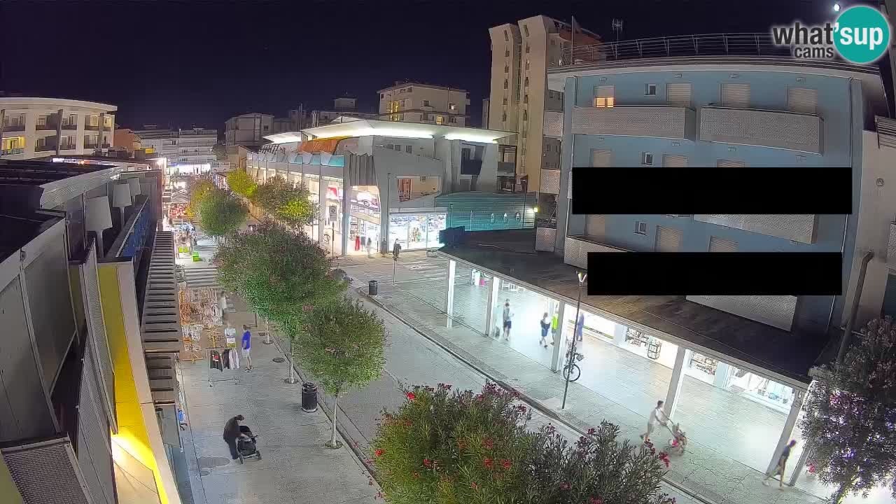 Spletna kamera Bibione Peš cona – Viale delle Costellazioni v živo