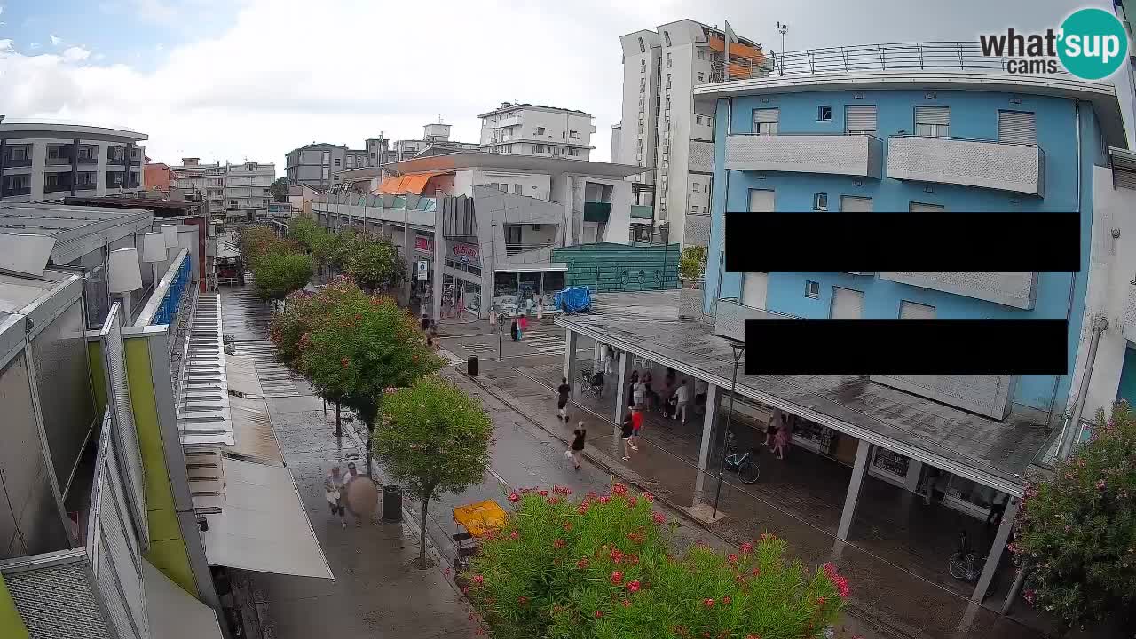 Webcam Passeggiata Bibione – Viale delle Costellazioni in Diretta