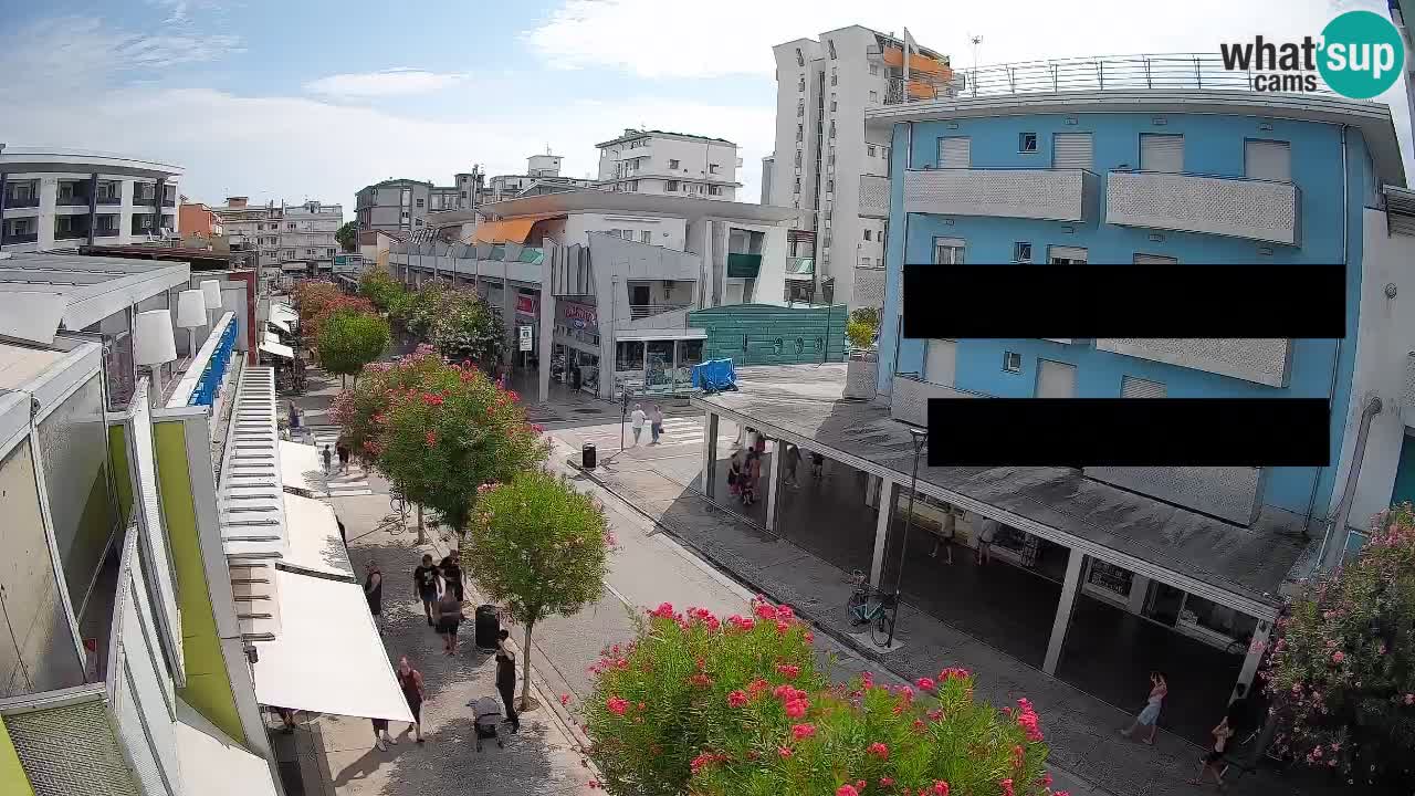 Spletna kamera Bibione Peš cona – Viale delle Costellazioni v živo