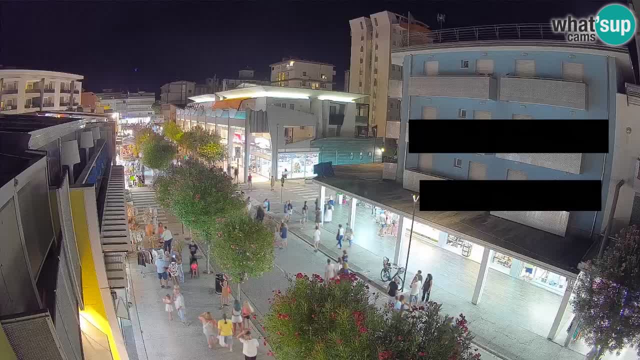 Webcam Paseo de Bibione – Viale delle Costellazioni en directo