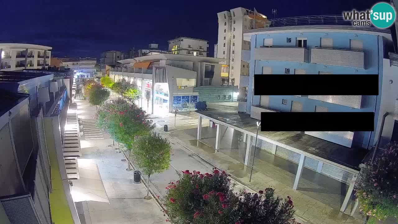 Webcam Promenade de Bibione – Viale delle Costellazioni en direct