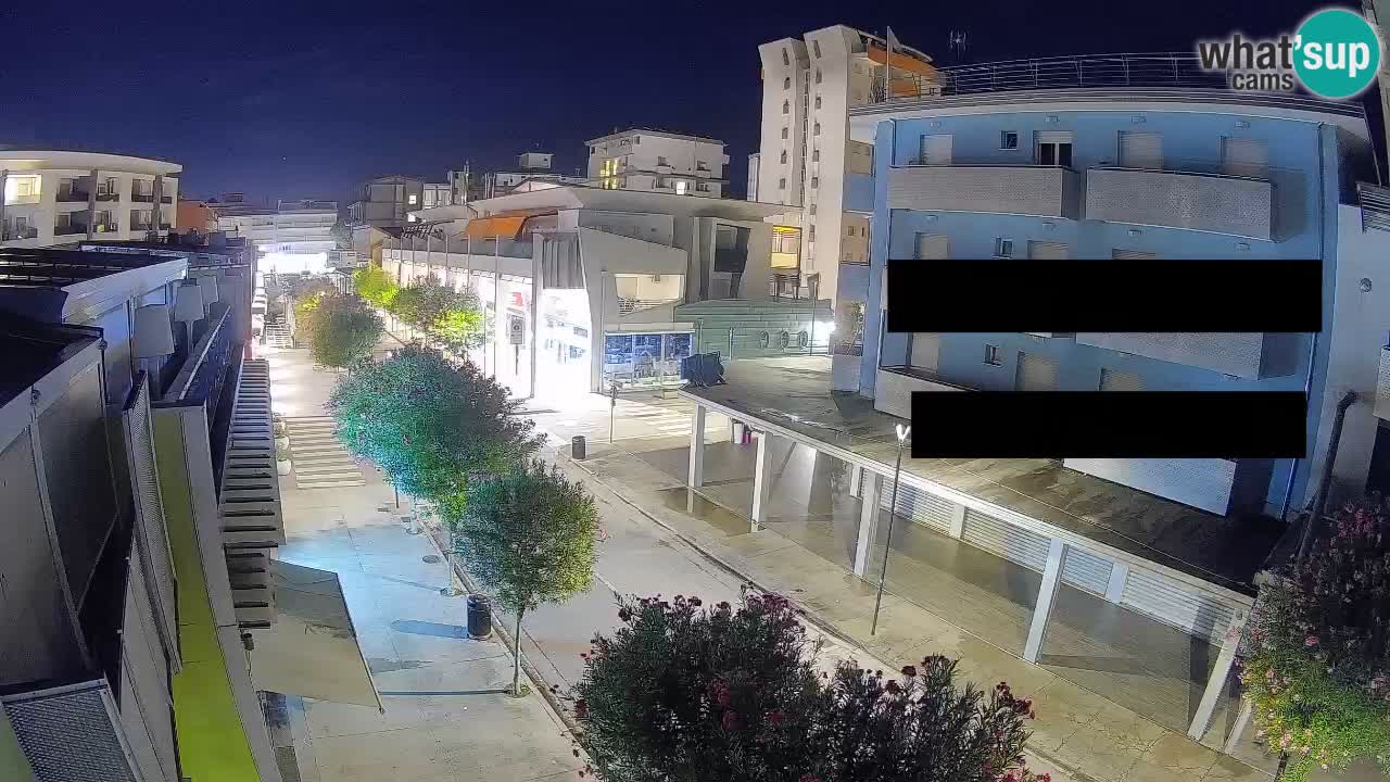 Webcam Promenade de Bibione – Viale delle Costellazioni en direct
