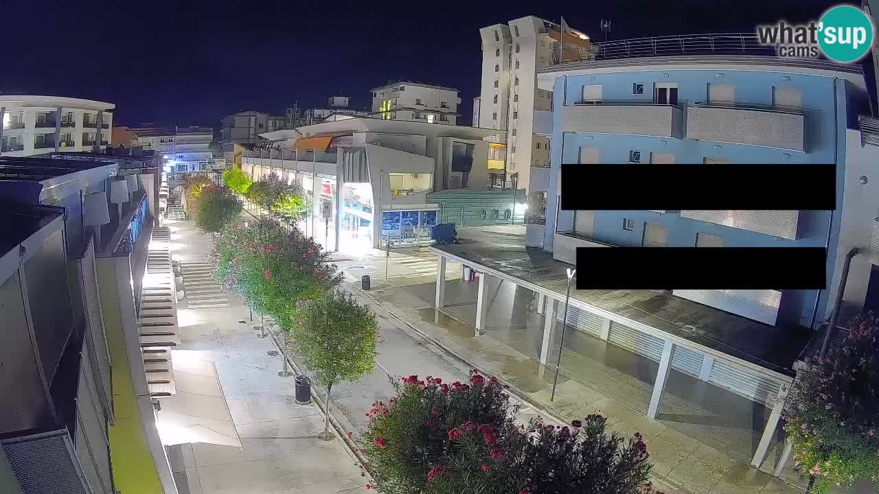Webcam Promenade de Bibione – Viale delle Costellazioni en direct
