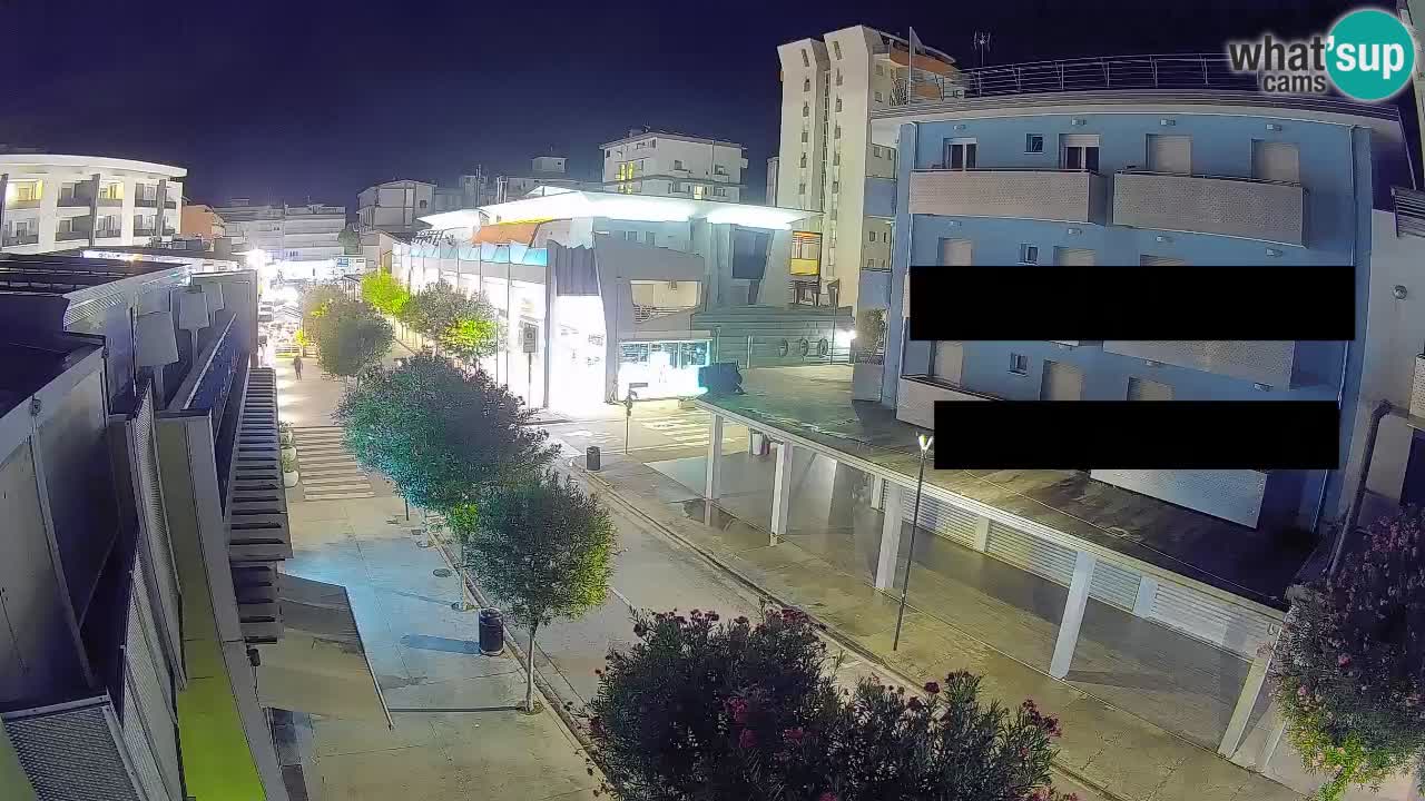 Webcam Promenade de Bibione – Viale delle Costellazioni en direct