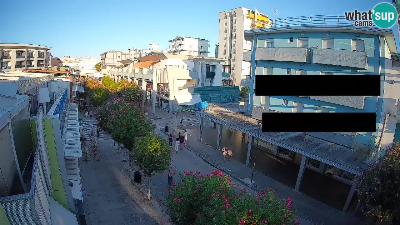 Webcam Passeggiata Bibione – Viale delle Costellazioni in Diretta