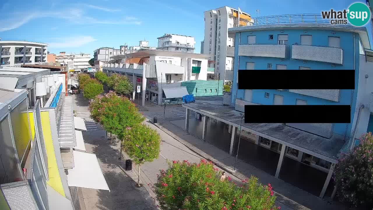 Webcam Passeggiata Bibione – Viale delle Costellazioni in Diretta