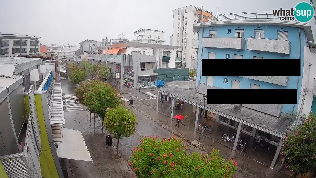 Webcam Passeggiata Bibione – Viale delle Costellazioni in Diretta