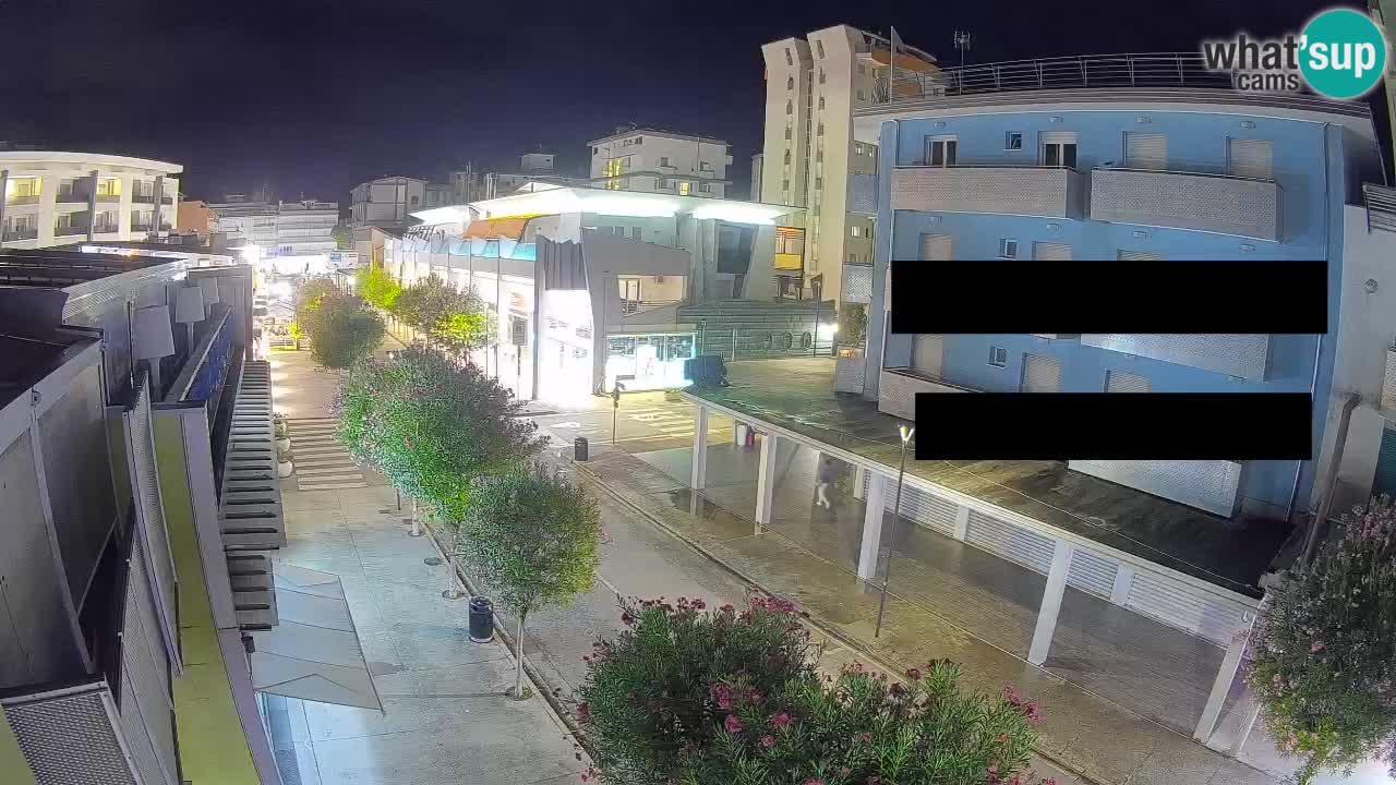 Webcam Promenade de Bibione – Viale delle Costellazioni en direct