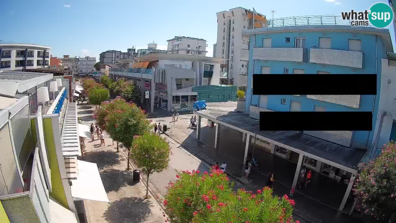 Webcam Promenade de Bibione – Viale delle Costellazioni en direct
