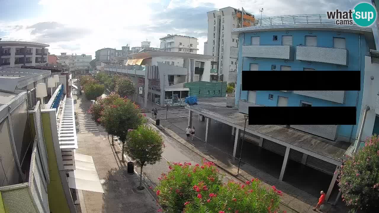 Webcam Promenade de Bibione – Viale delle Costellazioni en direct