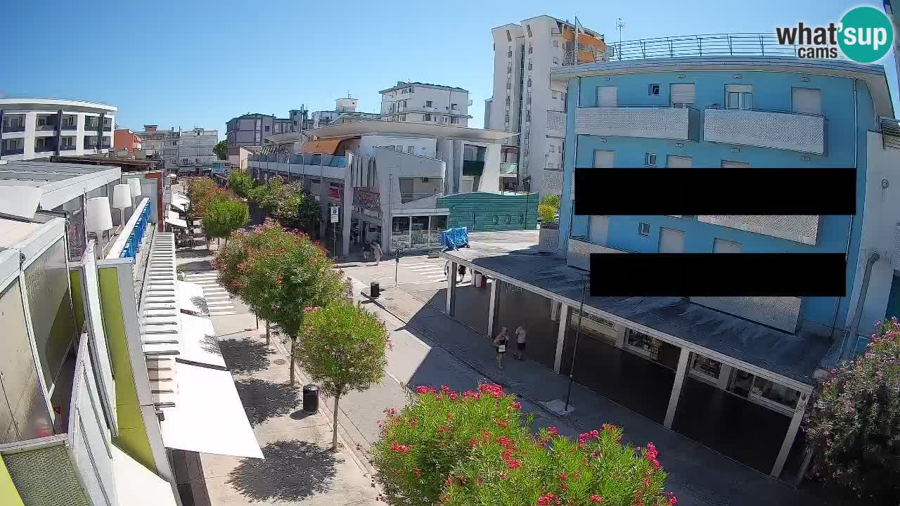 Webcam Paseo de Bibione – Viale delle Costellazioni en directo