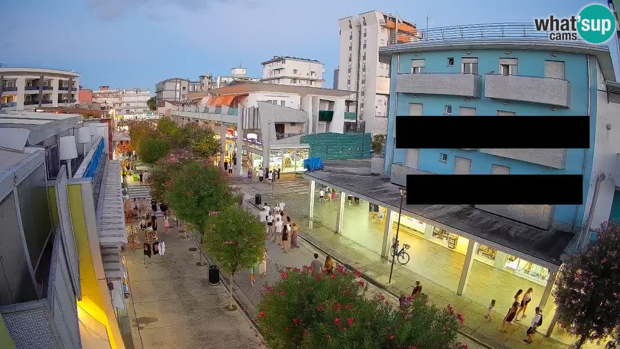 Webcam Promenade de Bibione – Viale delle Costellazioni en direct