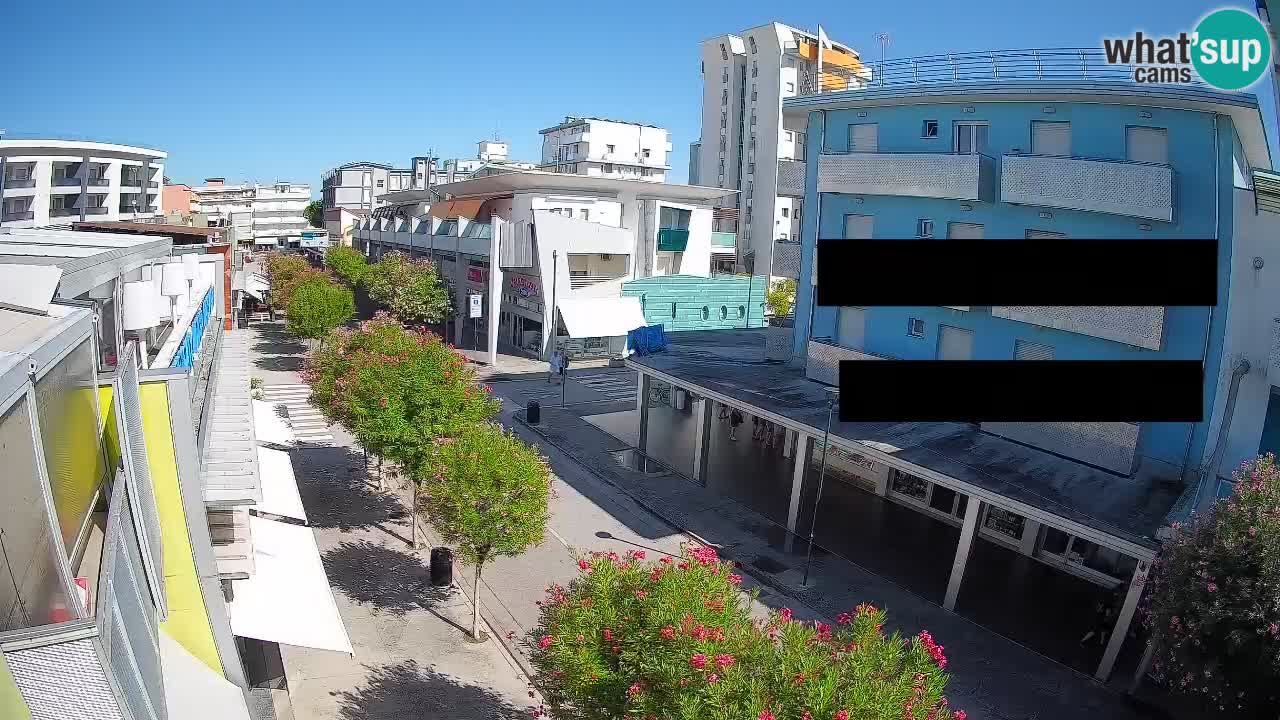 Web kamera Bibione Šetnica – Viale delle Costellazioni uživo