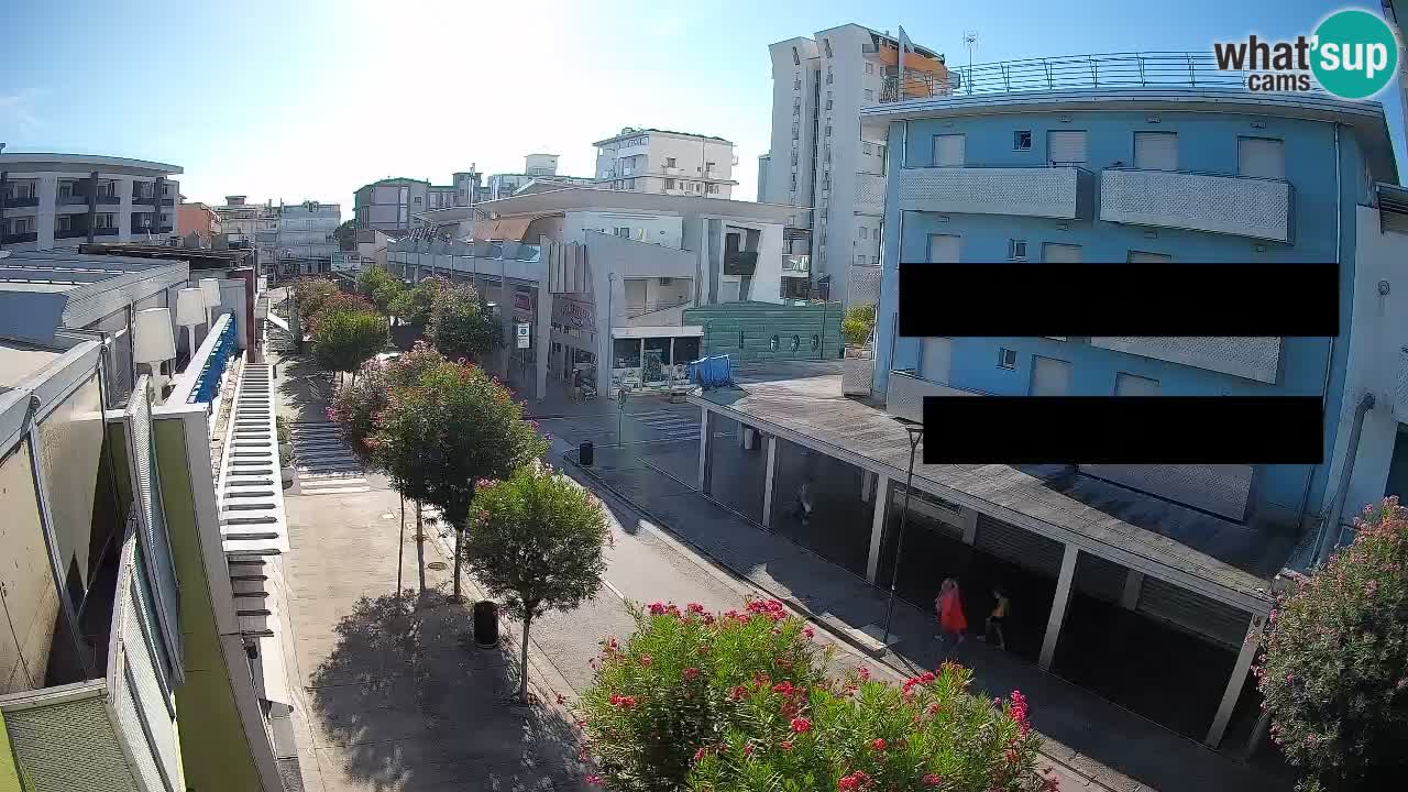 Webcam Passeggiata Bibione – Viale delle Costellazioni in Diretta
