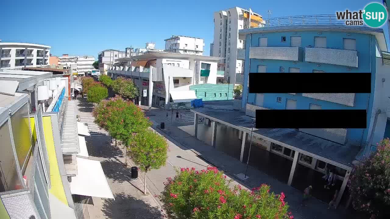 Webcam Passeggiata Bibione – Viale delle Costellazioni in Diretta