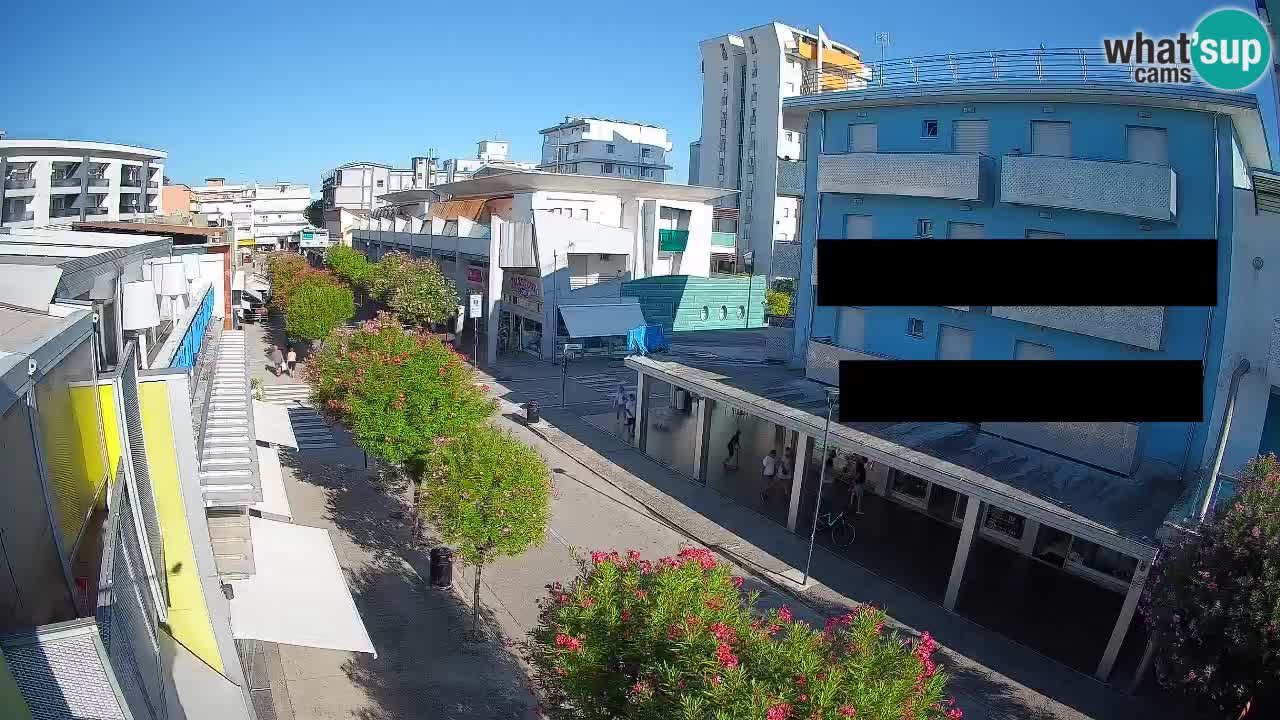 Webcam Promenade de Bibione – Viale delle Costellazioni en direct