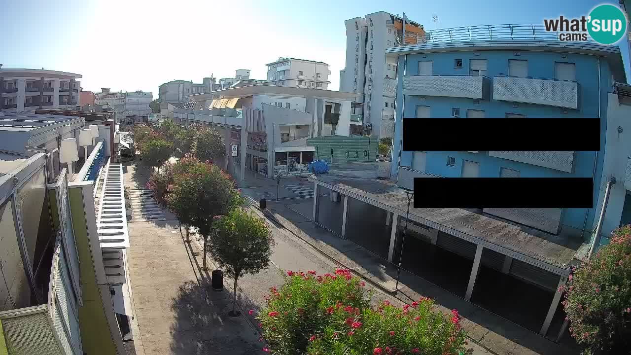 Webcam Passeggiata Bibione – Viale delle Costellazioni in Diretta