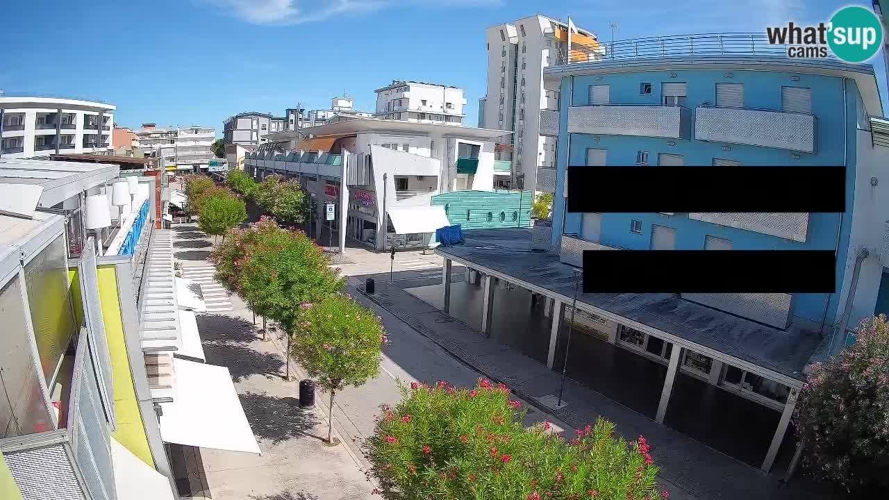 Webcam Passeggiata Bibione – Viale delle Costellazioni in Diretta