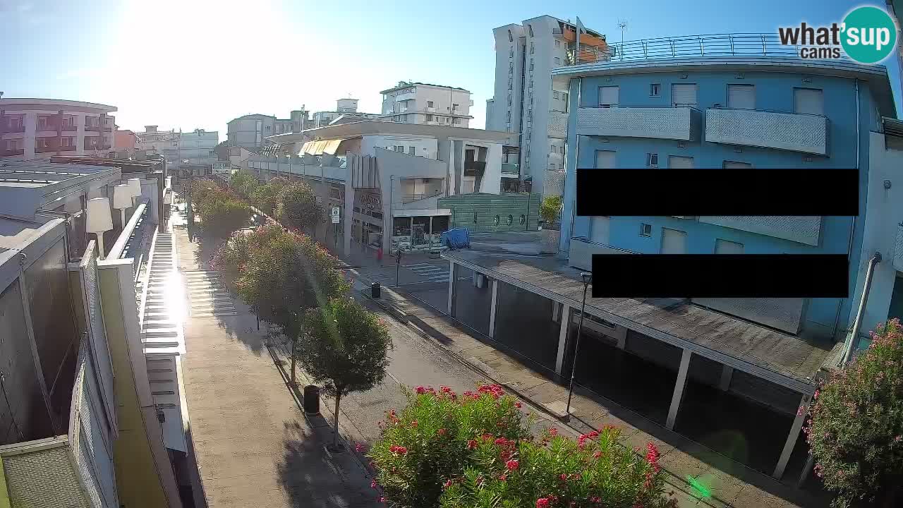 Webcam Passeggiata Bibione – Viale delle Costellazioni in Diretta
