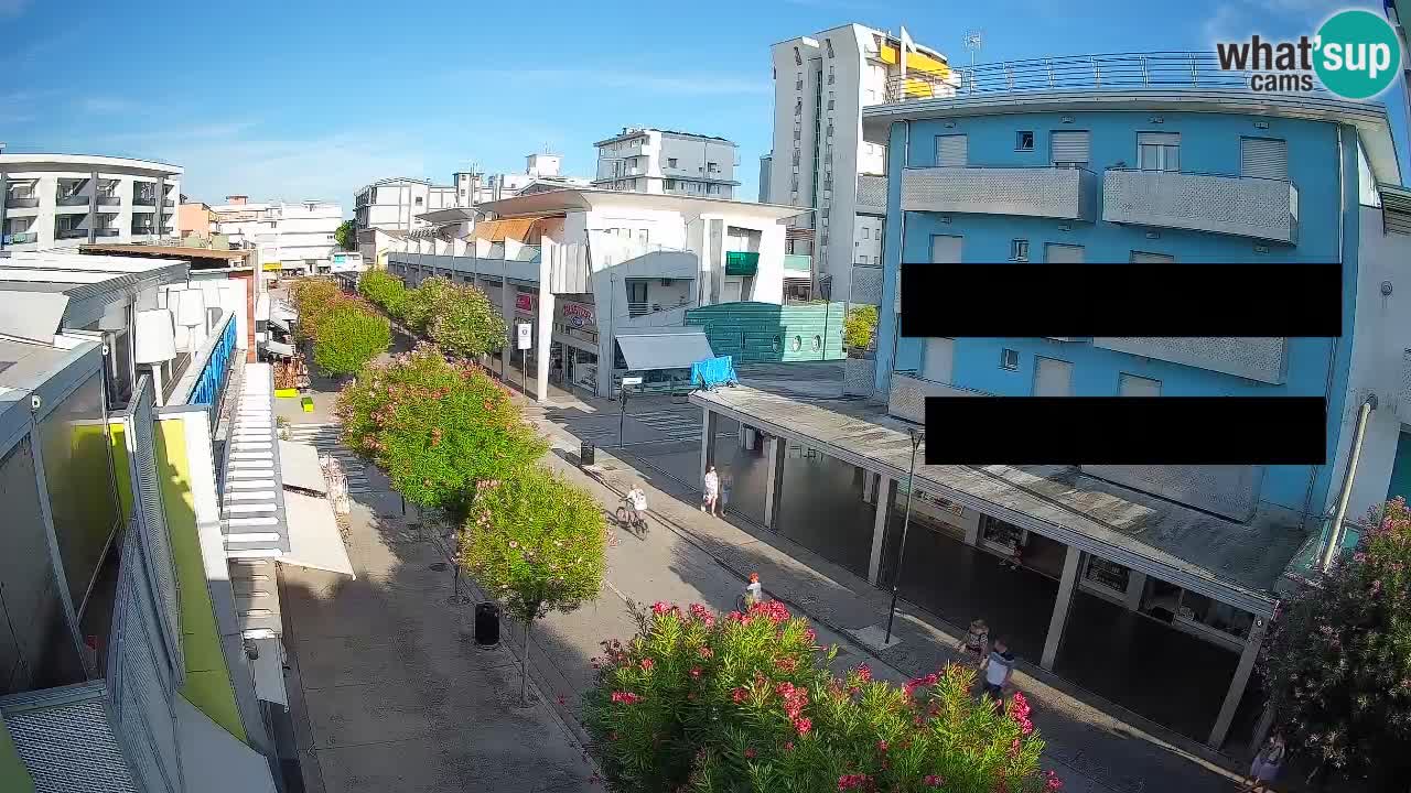 Webcam Promenade de Bibione – Viale delle Costellazioni en direct